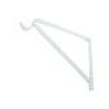 Everbilt 9 in. x 11 in. White Shelf Bracket and Rod Support