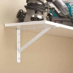 Everbilt 20 in. x 13 in. White Heavy-Duty Shelf Bracket -Everbilt Store white everbilt shelving brackets 14825 d4 1000