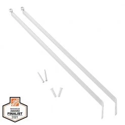 Everbilt 12 in. Shelf Support Bracket (2-Pack)