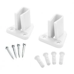 Everbilt Low Profile Wall Bracket (2-Pack) -Everbilt Store white everbilt shelving brackets 90189 40 1000