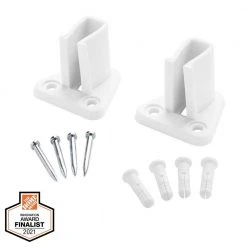 Everbilt Low Profile Wall Bracket (2-Pack)