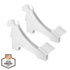 Everbilt Adjustable Shoe Shelf Support Bracket (2-Pack)