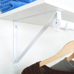 Everbilt Product Length 12 1/2 inch white steel Shelf Bracket -Everbilt Store white everbilt shelving brackets eh wsthdus 310 44 1000