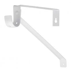 Everbilt 12.625 in. x 0.95 in. Steel Adjustable Shelf and Rod Bracket -Everbilt Store white everbilt shelving brackets eh wsthdus 336 1f 1000