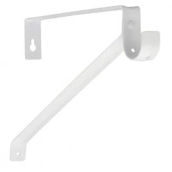 Everbilt 12.625 in. x 0.95 in. Steel Adjustable Shelf and Rod Bracket -Everbilt Store white everbilt shelving brackets eh wsthdus 336 44 1000