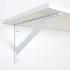 Everbilt 8 in. x 11.25 in. x 1.05 in. Heavy Duty White Shelf Bracket -Everbilt Store white everbilt shelving brackets eh wsthdus 354 4f 1000