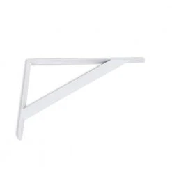 Everbilt 8 in. x 11.25 in. x 1.05 in. Heavy Duty White Shelf Bracket