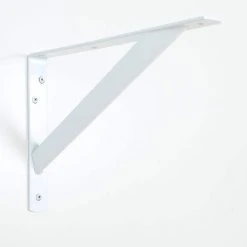 Everbilt 11.25 in. x 1.05 in. White Shelf Bracket