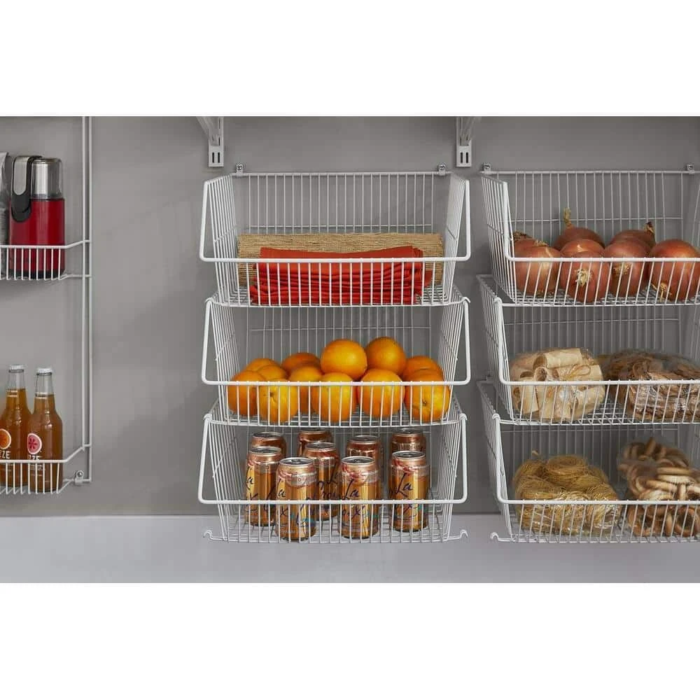 Everbilt 16.14 in. H x 16.34 in. W White Steel 1-Drawer Wide Mesh Wire Drawer Organizer 4 Everbilt 16.14 in. H x 16.34 in. W White Steel 1-Drawer Wide Mesh Wire Drawer Organizer - Image 4