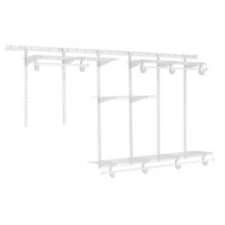Everbilt 5 ft. - 8 ft. Heavy Duty Closet Organizer Kit -Everbilt Store white everbilt wire closet systems 90251 40 1000