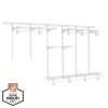 Everbilt 5 ft. - 8 ft. Heavy Duty Closet Organizer Kit