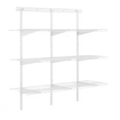 Everbilt 4 ft. General Organizer Kit -Everbilt Store white everbilt wire closet systems 90300 40 1000