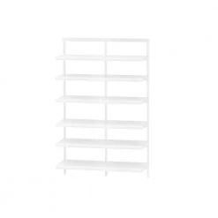 Everbilt 4 ft. Six Shelf Stack-White