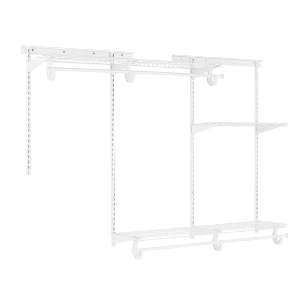 Everbilt 4 ft. - 6 ft. Regular Duty Closet Organizer Kit 3 Everbilt 4 ft. - 6 ft. Regular Duty Closet Organizer Kit - Image 3