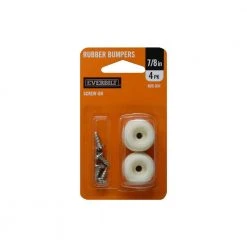 Everbilt 7/8 in. Off-White Rubber Screw-On Furniture Bumpers for Chairs and Table Floor Protection (4-Pack) -Everbilt Store whites everbilt furniture accessories 49131 31 1000