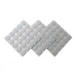 Everbilt 3/8 in White Round Felt Medium Duty Self-Adhesive Furniture Pads (75-Pack)