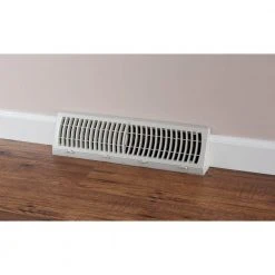 Everbilt 18 in. 3-Way Plastic Baseboard Diffuser Supply in White -Everbilt Store whites everbilt registers grilles e118swp fa 1000