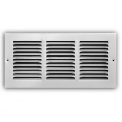 Everbilt 14 in. x 6 in. Steel Return Air Grille in White