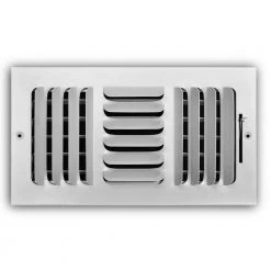 Everbilt 12 in. x 6 in. 3-Way Fixed Curved Blade Wall/Ceiling Register