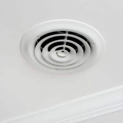 Everbilt 8 in. Steel Round Diffuser in White -Everbilt Store whites everbilt registers grilles e80008 fa 1000