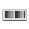 Everbilt 2 in. x 14 in. White Toekik Floor Grille