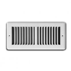 Everbilt 2 in. x 14 in. White Toekik Floor Grille