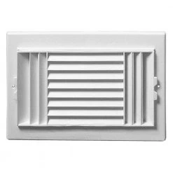 Everbilt 12 in. x 6 in. 3-Way Plastic Wall/Ceiling Register in White