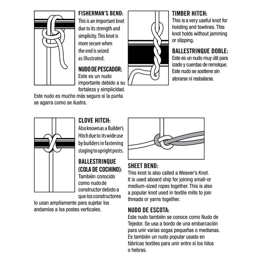 Everbilt 1/4 in. x 100 ft. White Braided Polyester Clothesline 2 Everbilt 1/4 in. x 100 ft. White Braided Polyester Clothesline - Image 2