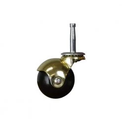 Everbilt 2 in. Black Rubber and Brass Hooded Ball Swivel Stem Caster with 80 lb. Load Rating 20 Everbilt 2 in. Black Rubber and Brass Hooded Ball Swivel Stem Caster with 80 lb. Load Rating -Everbilt Store yellows golds everbilt casters 49516 c3 1000