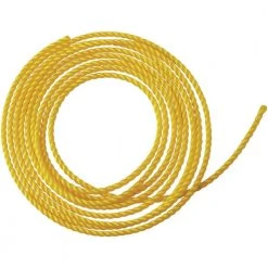 Everbilt 1/4 in. x 800 ft. Polypropylene Twist Rope, Yellow -Everbilt Store yellows golds everbilt rope 72610 4f 1000